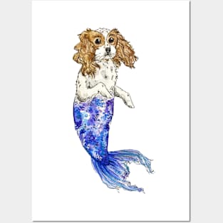 Beagle Mermaid Posters and Art